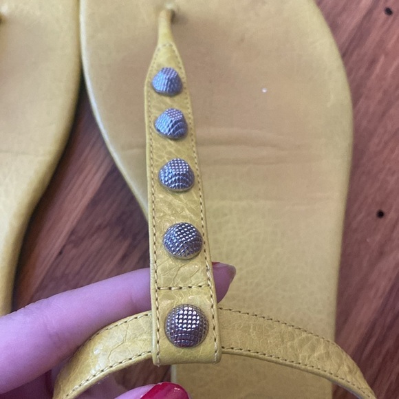 Balenciaga Women’s Yellow Sandals Size 42 - Picture 3 of 6